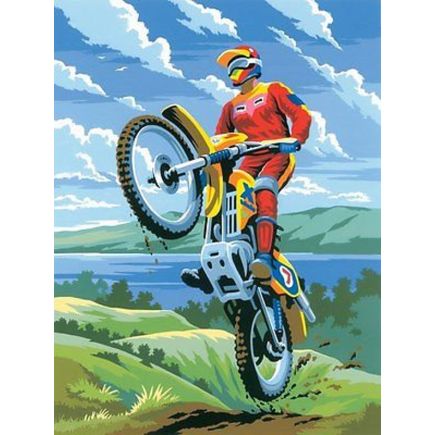 Royal And Langnickel PJS11 Motocross Painting By Numbers