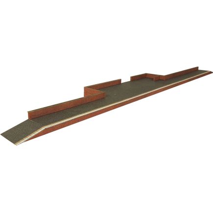 Metcalfe PN110 N Gauge Red Brick Platform Card Kit