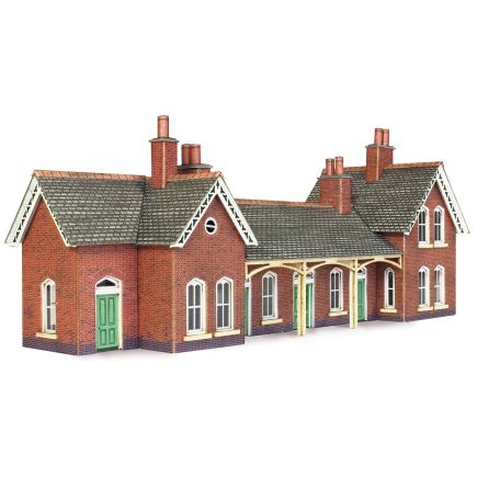 Metcalfe PN137 N Gauge Country Station Building Card Kit