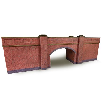 Metcalfe PN146 N Gauge Railway Bridge Red Brick Card Kit