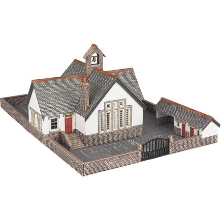 Metcalfe PN153 N Gauge Village School Card Kit