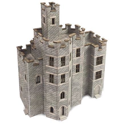 Metcalfe PN194 N Gauge Castle Hall Card Kit