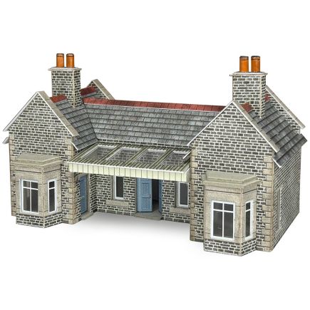 Metcalfe PN915 N Gauge Little Cardlywick Station Building Card Kit