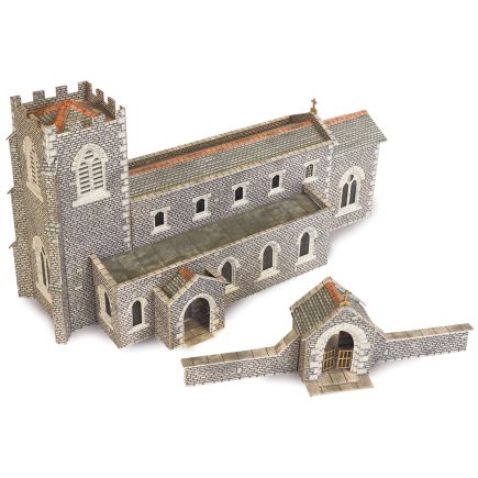 Metcalfe PN926 N Gauge Parish Church Card Kit