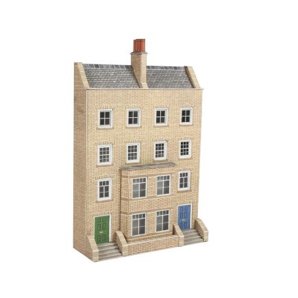 Metcalfe PN973 N Gauge Low Relief Georgian Town House Card Kit