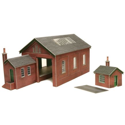 Metcalfe PO232 OO Gauge Goods Shed Card Kit