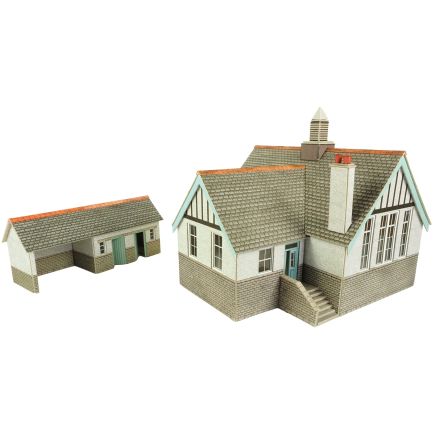 Metcalfe PO253 OO Gauge Village School Card Kit