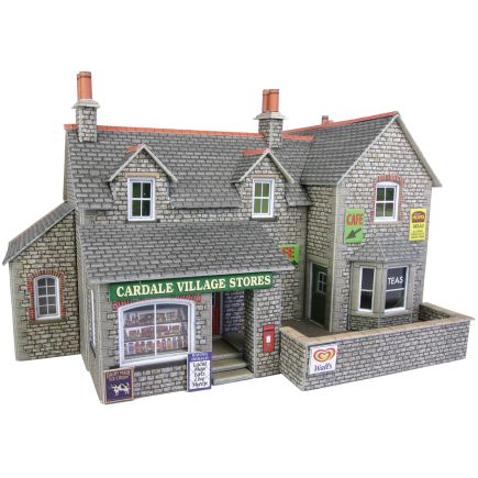 Metcalfe PO254 OO Gauge Village Shop & Cafe Card Kit