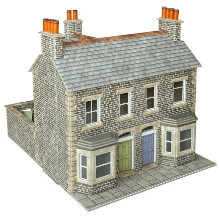 Metcalfe PO301 OO Gauge Stone Terraced Houses Card Kit