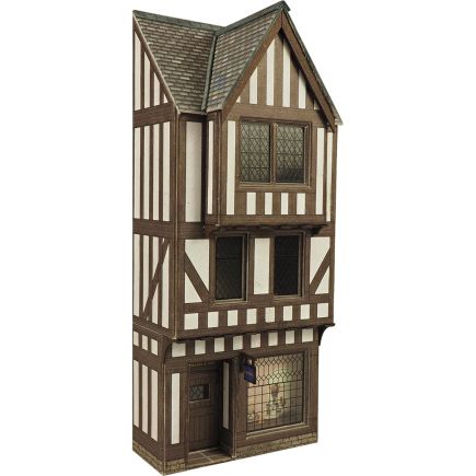 Metcalfe PO421 OO Gauge Low Relief Timber Framed Shop Card Kit