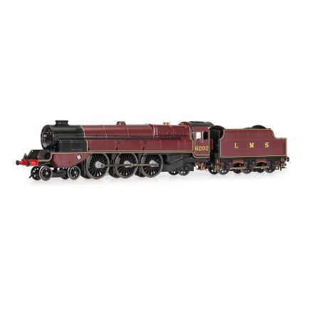 Hornby R30134TXS OO Gauge LMS Princess Royal The Turbomotive 4-6-2 6202 LMS Red TXS Sound Fitted