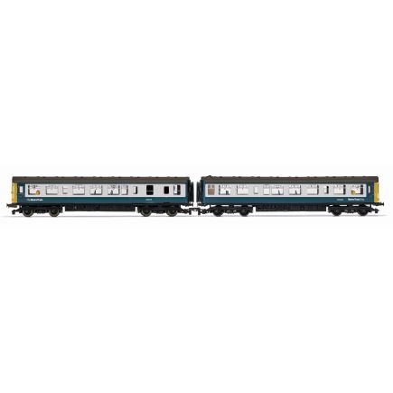 Hornby R30171 OO Gauge Class 110 2 Car DMU BR Blue And Grey Metrotrain