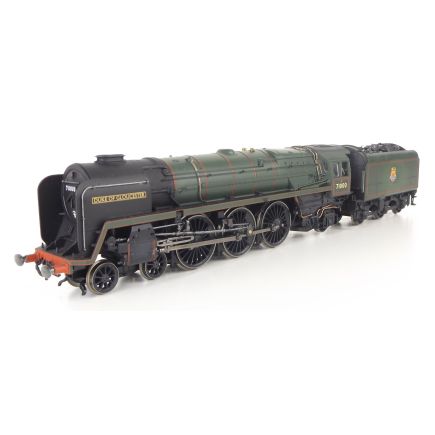 Hornby R3168-SH OO Gauge BR Standard 8 4-6-2 71000 'Duke Of Gloucester' BR Green Early Crest