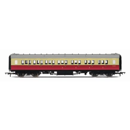 Hornby R40462 OO Gauge SR Maunsell Composite Coach BR Crimson And Cream S5665 Set 222