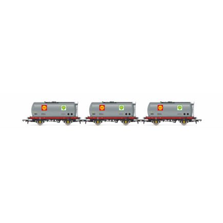 Hornby R60260 OO Gauge Triple Wagon Pack TTA Tanks Shell-Mex
