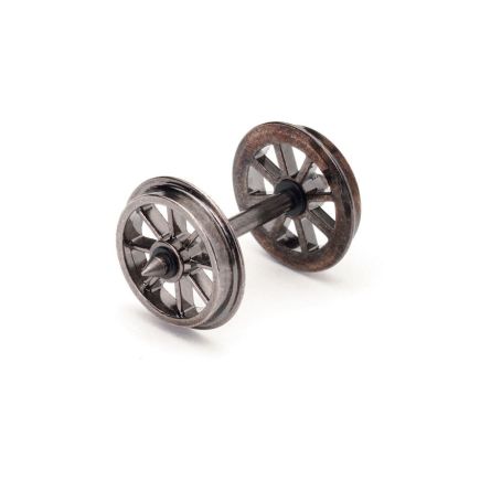 Hornby R8098 OO Gauge 12.5mm Spoked Metal Wheels