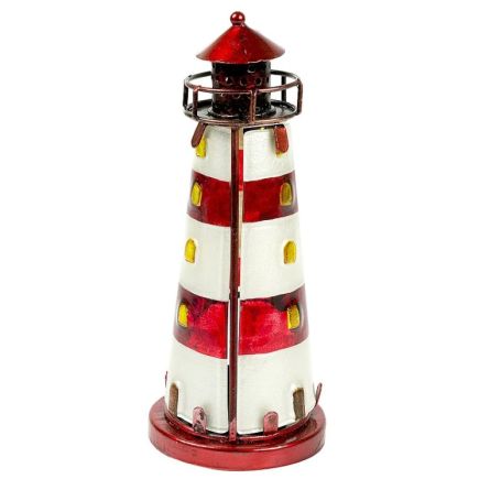 SDL 55173 Stained Glass Lighthouse Red