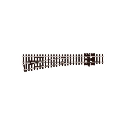 Peco SL-U396F N Gauge Code 55 Unifrog Medium Radius Left Hand Point