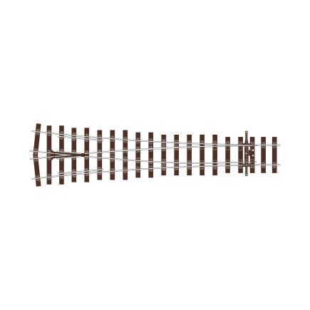 Peco SL-U1198 OO Gauge Code 75 Bullhead Rail Large Radius Y Point Unifrog