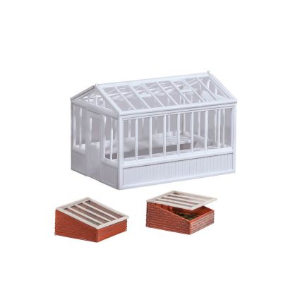 Wills SS20 OO Gauge Greenhouse & Cold Frames Plastic Kit