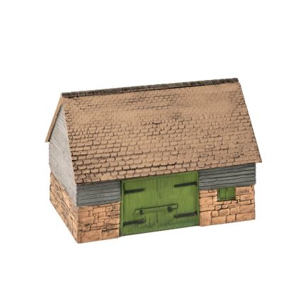 Wills SS30 OO Gauge Stone & Timber Barn Plastic Kit