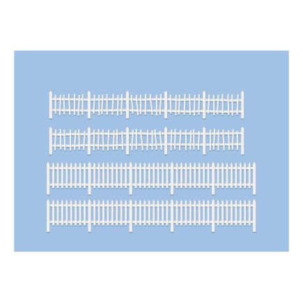 Wills SS45 OO Gauge Rustic & Picket Fencing Plastic Kit