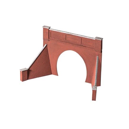 Wills SS59 OO Gauge Single Track Brick Tunnel Mouth & Wing Walls Plastic Kit