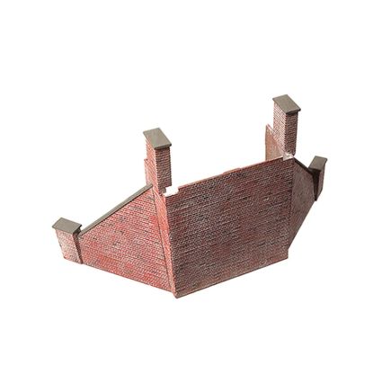 Wills SS64 OO Gauge Abutments with Wing Walls Plastic Kit