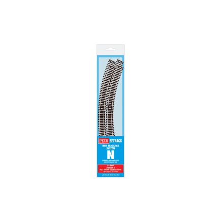 Peco ST-3017 N Gauge Pack Of 4 Setrack Third Radius Double Curves