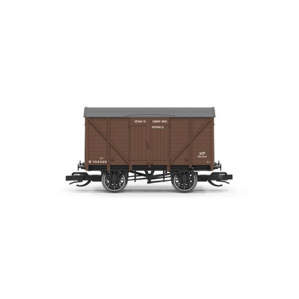 Hornby TT6043 TT Gauge BR 12 Ton Vent Van BR Bauxite Return To Cadbury B755320
