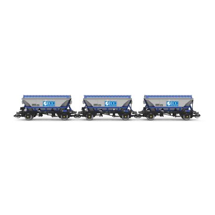 Hornby R6049 TT Gauge Triple Pack CDA China Clay Hoppers ECC No.375081 375043 And 375018