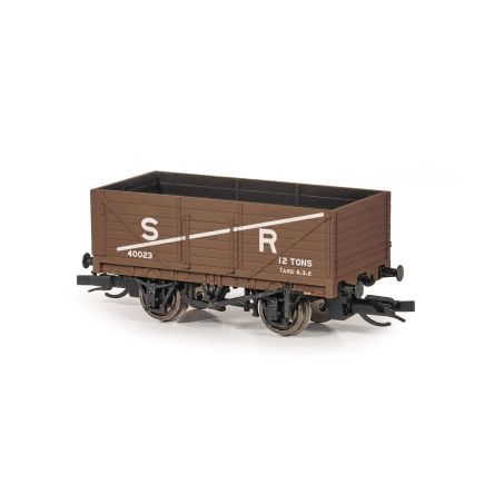 Peco TT-R7002S TT Gauge 7 Plank Open Wagon SR Bauxite