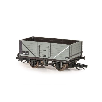 Peco TT-R7004B TT Gauge 7 Plank Open Wagon BR Grey