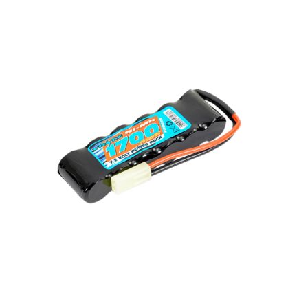 Voltz VZ0053 1700mAh 7.2v NiMH Straight Pack Battery 6 Cell With Mini Tamiya Connector