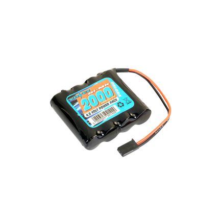 Voltz VZ0150 2000mAh 4.8v NiMH RX Straight Battery With Connector