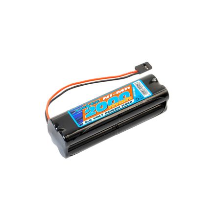 Voltz VZ0181 2000mAh 9.6v TX Square Battery With Futaba Connector