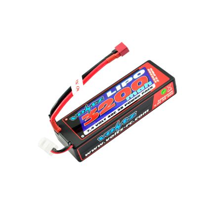 Voltz VZ0305 3200mAh 2s 7.4v 40C Hardcase LiPo Stick Pack Battery