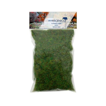 WWScenics WSG-4013 1000ml 4mm Summer Static Grass 100g