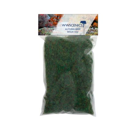 WWScenics WSG-4022 1000ml 4mm Autumn Static Grass 100g