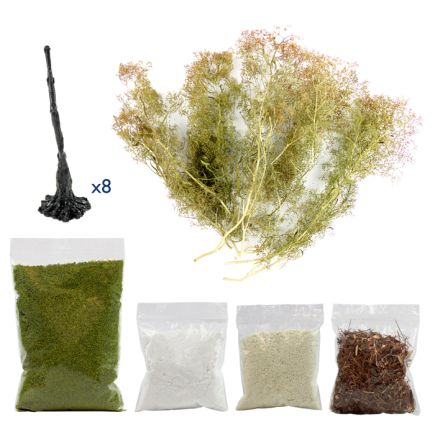 WWScenics WSLF-063 Winter Realistic Tree Making Kit