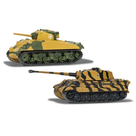 Corgi WT91302 World of Tanks Sherman vs King Tiger