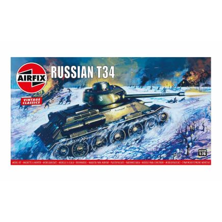 Airfix A01316V T34 Tank Plastic Kit