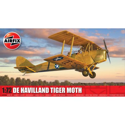 Airfix A02106A de Havilland Tiger Moth Plastic Kit