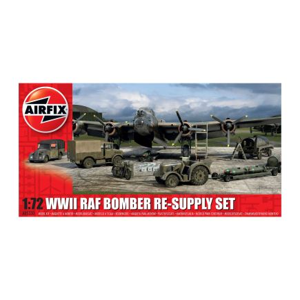 Airfix A05330 WWII RAF Bomber Re-Supply Set Plastic Kit