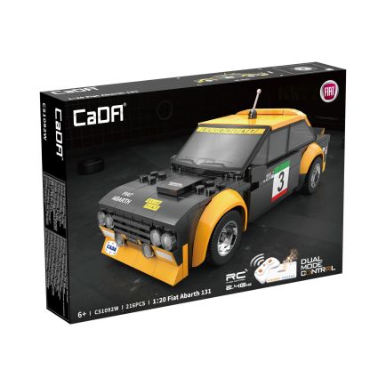 CaDA C51092W Fiat Abarth 131 Radio Control Plastic Brick Kit