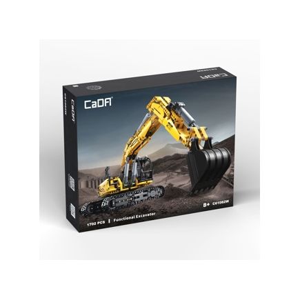 CaDA C61082W Functional Excavator Plastic Brick Kit