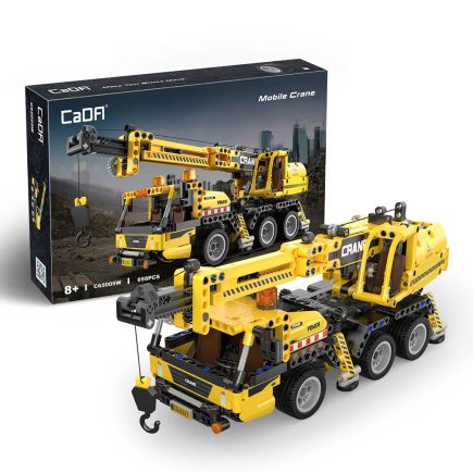 CaDA C65005W Mobile Crane Plastic Brick Kit