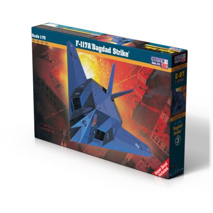 MisterCraft E-07 Lockheed F-117A Nighthawk Bagdad Strike Plastic Kit