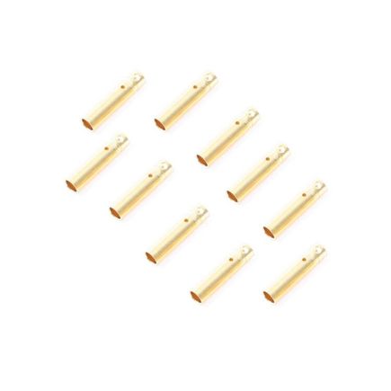 Gold Connectors 4.0mm Female (10)