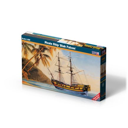 MisterCraft F-61 Pirate Ship Black Falcon Plastic Kit